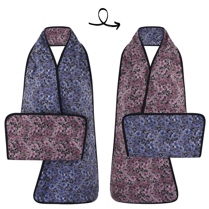 Reversible Adult Bib Scarf - Dignified Alternative to Adult Bibs