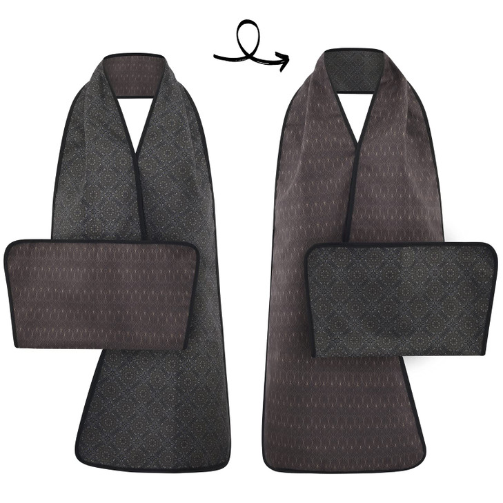 Reversible Adult Bib Scarf - Dignified Alternative to Adult Bibs
