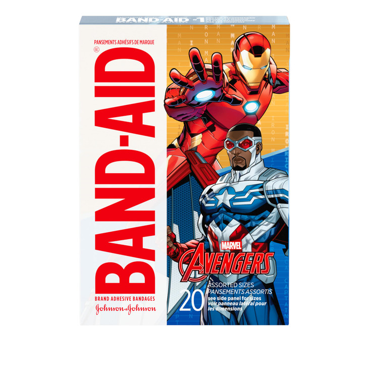 Band-Aid Brand Adhesive Bandages for Minor Cuts, Marvel Avengers Characters