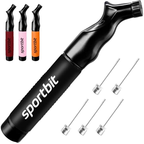 SPORTBIT Ball Pump for Sports Balls - Push & Pull Inflating System
