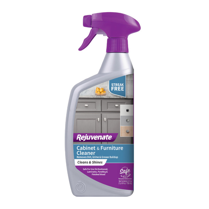Rejuvenate Cabinet And Furniture Cleaner Removes Dirt, Grime And Grease Buildup