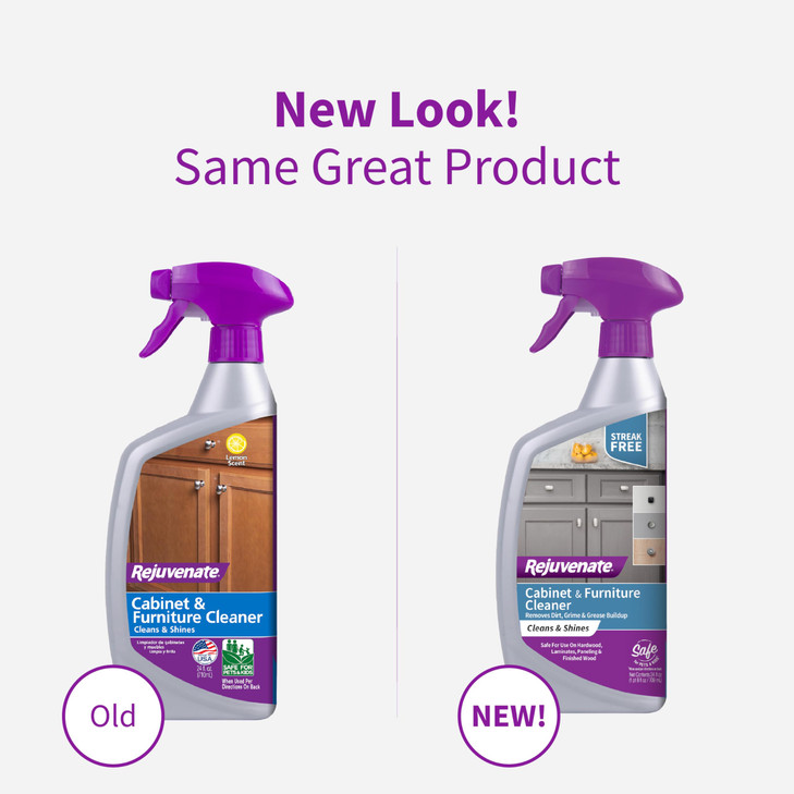 Rejuvenate Cabinet And Furniture Cleaner Removes Dirt, Grime And Grease Buildup
