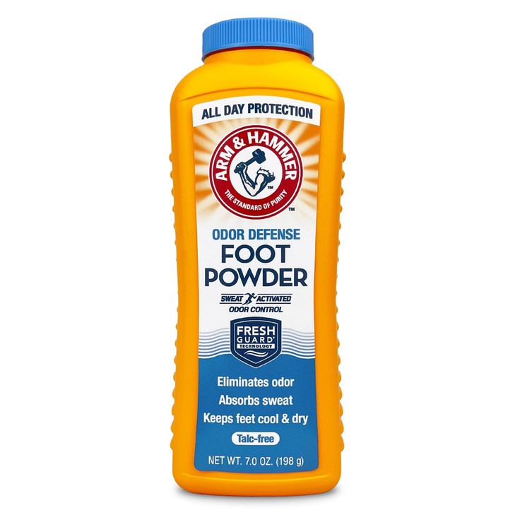 Arm & Hammer Foot Powder for Shoes & Feet, Talc-Free Odor & Moisture Control