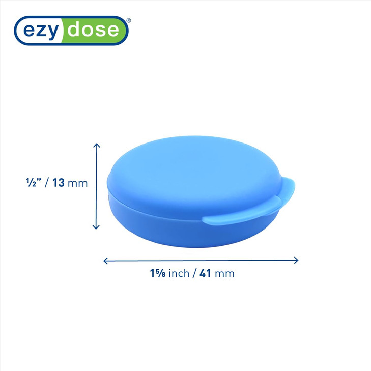 EZY DOSE Daily Round, Compact, Small, Disrcrete, Portable On-The-Go Pocket