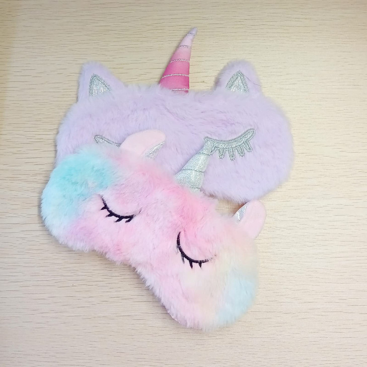 Cute Animal Sleeping Sleep Mask Soft Plush Blindfold Cute Rabbit Panda Koala Eye