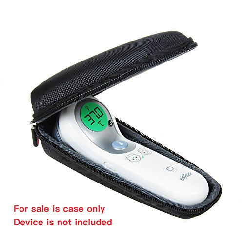 Hermitshell Hard Protective Travel Case for Braun Thermometer 2 in 1 No-Touch +
