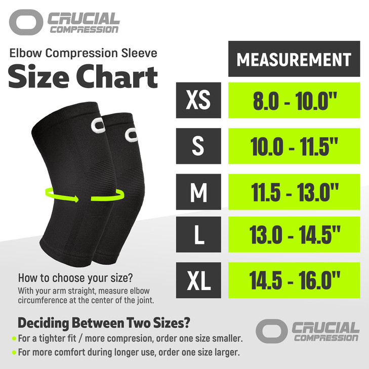 Elbow Brace Compression Sleeve (1 Pair)