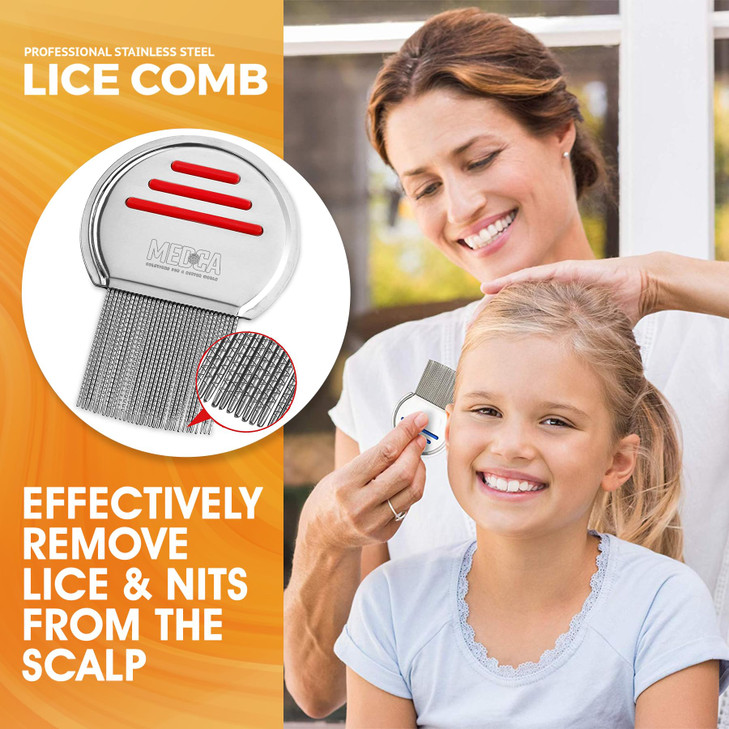 Lice Comb - (Pack of 2) Stainless Steel