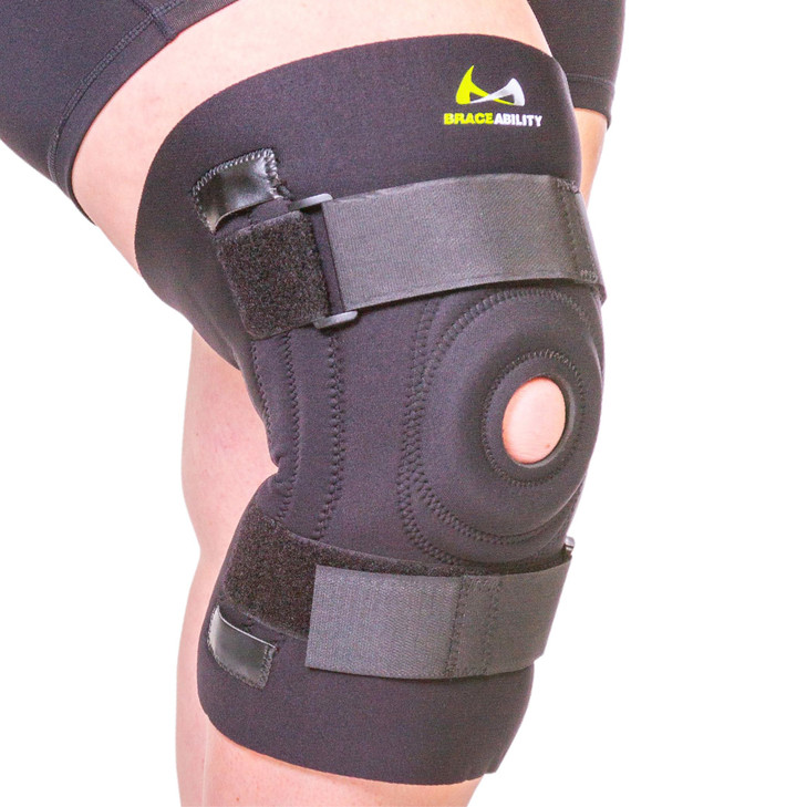 BraceAbility Bariatric Knee Brace for Large Legs