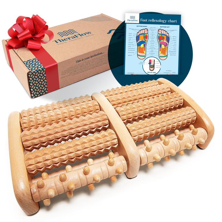 TheraFlow Foot Massager for Neuropathy & Plantar Fasciitis Relief