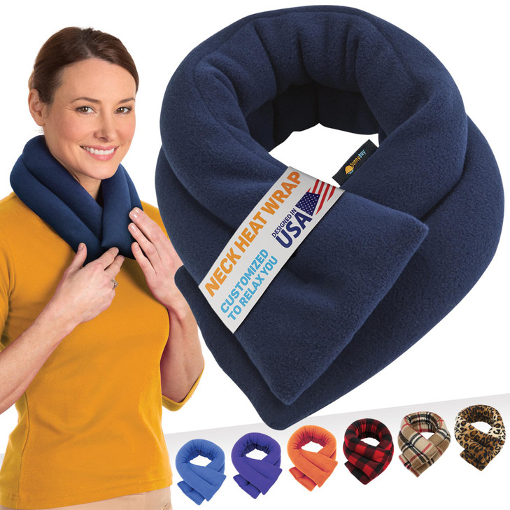 SunnyBay Microwave Heating Pad for Neck and Shoulders, 2.2 lbs 26 inch Long