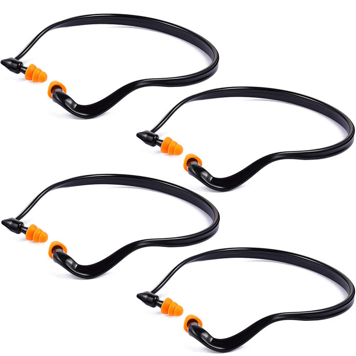 BBTO Banded Earplugs for Shooting Range Band Ear Plugs Lightweight Silicone