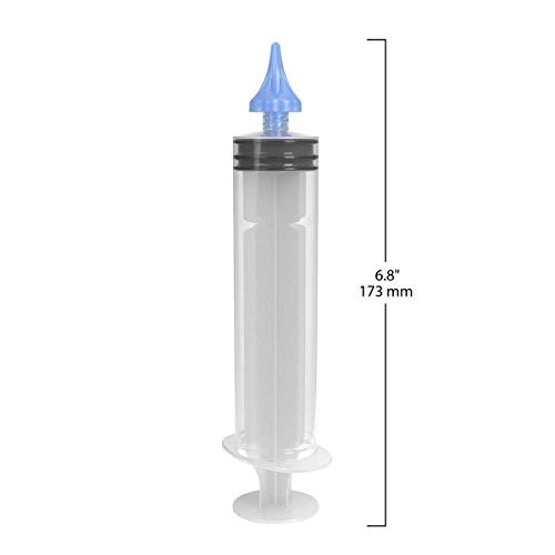 Ezy Dose Ear and Ear Wax Cleaner for Humans, Includes 10 Saline Packs, Syringe