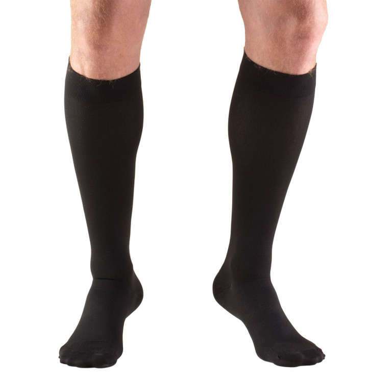 Truform 15-20 mmHg Compression Stockings for Men and Women, Knee High Length