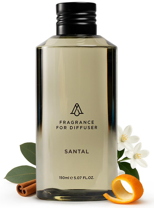 AromaPlan Hotel Scents Santal 5 Fl Oz (148ml), Home Luxury Aroma & Hotel
