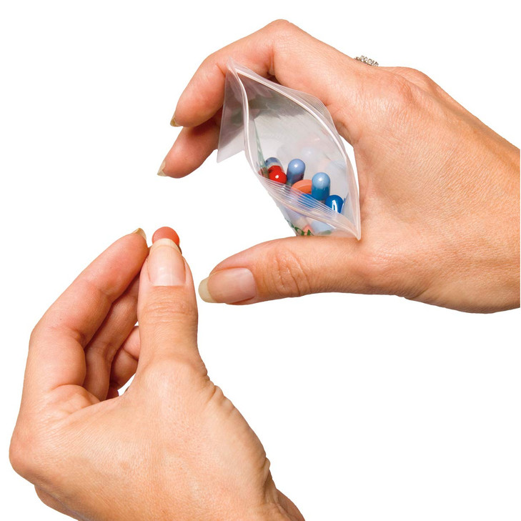 Apex Pill Bags Disposable Pill, Vitamin, and Medicine Organizer Pouches