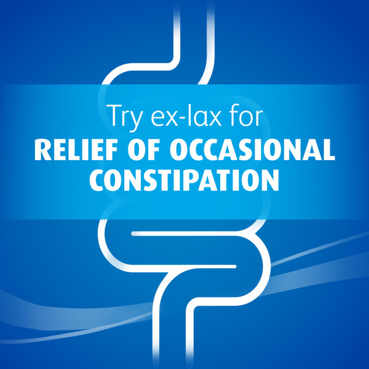 ex-lax Regular Strength Chocolated Stimulant Laxative Constipation Relief Pills