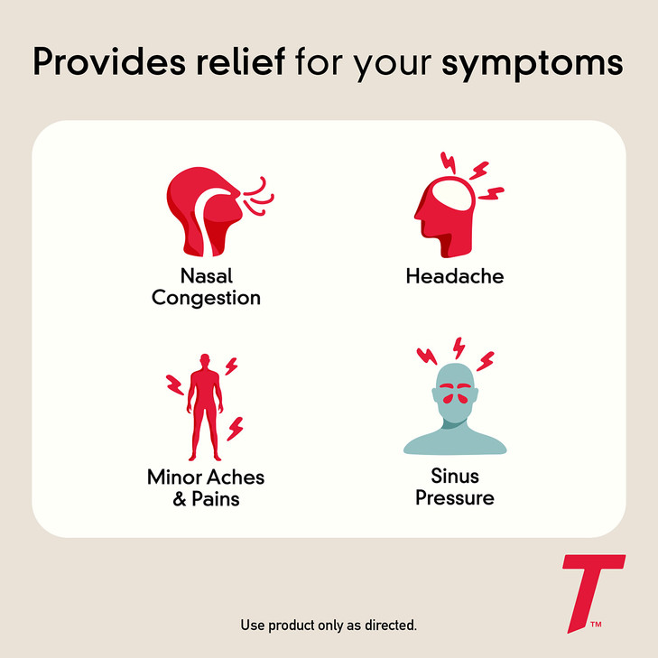 Tylenol Sinus Severe Daytime Caplets with Acetaminophen, Guaifenesin &