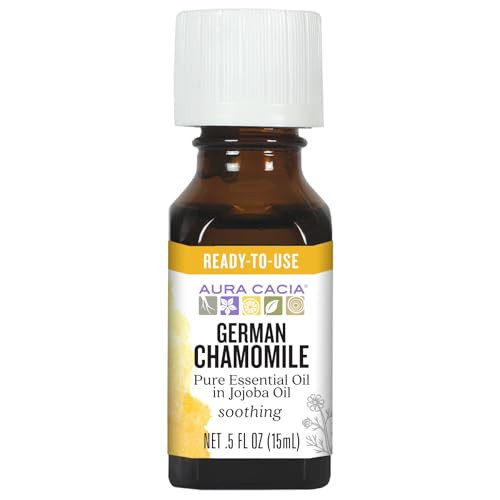 Aura Cacia German Chamomile Essential Oil (in jojoba Oil)