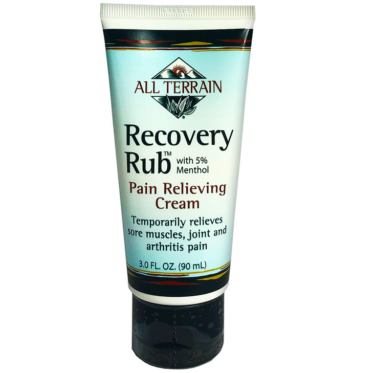 All Terrain Recovery Rub Soothing Massage Cream 3oz, Natural Relief for Muscle