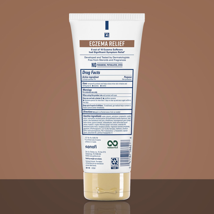 Gold Bond Medicated Eczema Relief Skin Protectant Cream, 8 oz., With 2%