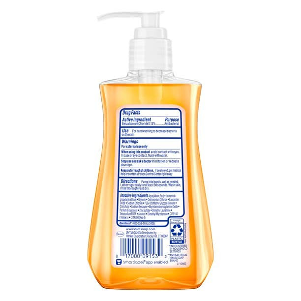 Liquid Dial Antimicrobial Liquid Soap, 7.5 oz Pump Bottle