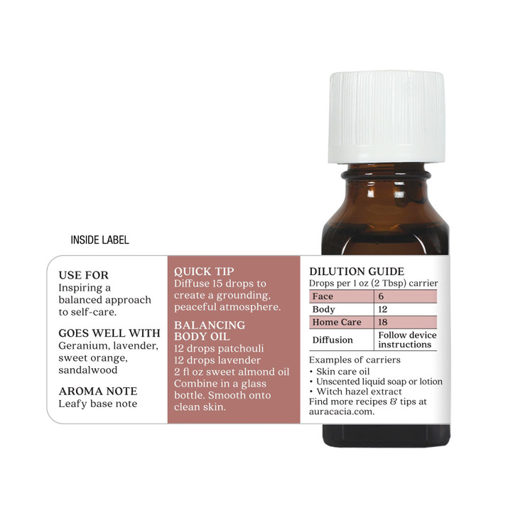 Aura Cacia Patchouli, Dark, 0.5 Ounce