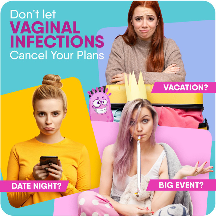 Lagicam 3 Day Vaginal Yeast Infection Treatment for Women, Start working on