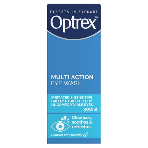 Optrex Multiaction Eye Wash with Eye Bath x 300ml
