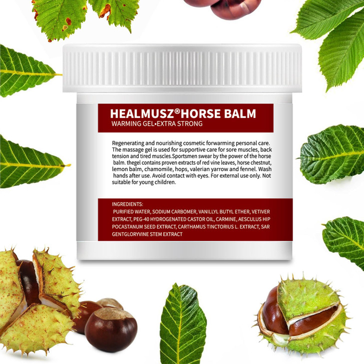 Pferdebalsam Horse Balm Gel, Extra Strength Warming Massage Gel 8.8 Ounce