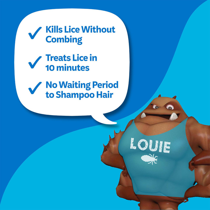 Nix Ultra Lice Treatment Hair Solution & Lice Comb, Kills Superlice & Eggs, 3.4