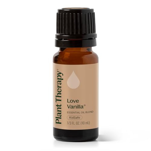 Plant Therapy Love Vanilla Essential Oil Blend, 10 mL (1/3 oz), 100% Pure