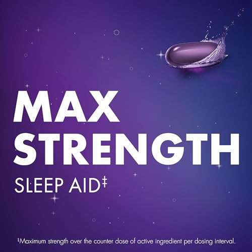 ZzzQuil LiquiCap Sleep Aid, Diphenhydramine 25mg HCl, Sleep Aids for Adults