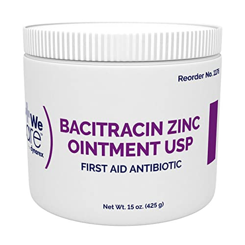 Dynarex Bacitracin Zinc, 15 Ounce Jar