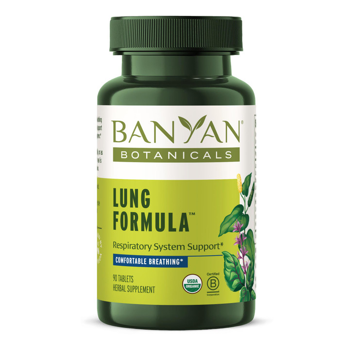 Banyan Botanicals Lung Formula - Organic Respiratory Support for Lung Health