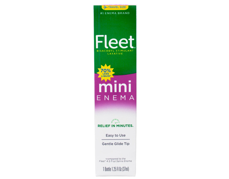 Fleet Laxative Bisacodyl Enema, 1.25 fl oz (Pack of 10)