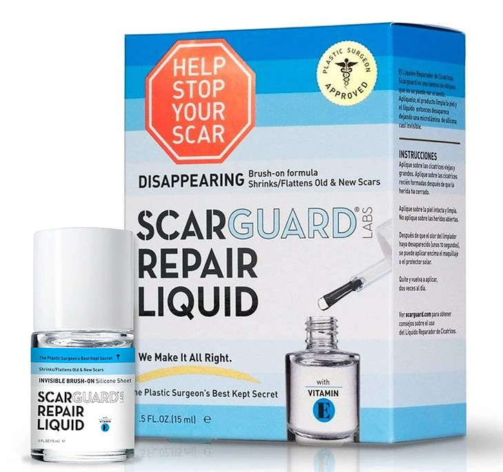 Scarguard - Invisible Brush-On Silicone Sheet with Vitamin E