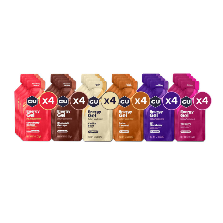GU Energy Original Sports Nutrition Energy Gel, Vegan, Gluten-Free, Kosher