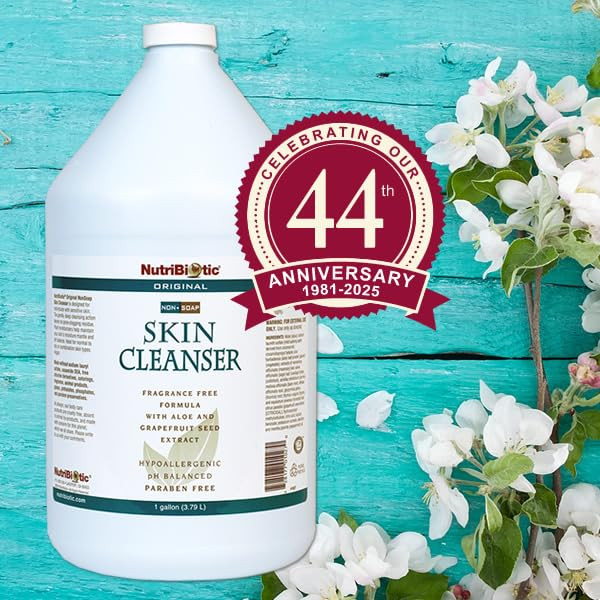 NutriBiotic Original Non-Soap Skin Cleanser, 1 Gallon