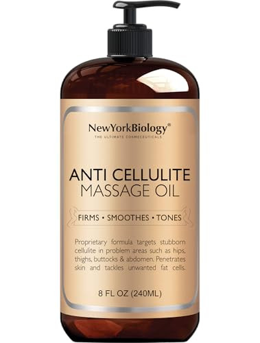 New York Biology Anti Cellulite Massage Oil 8 Fl. oz