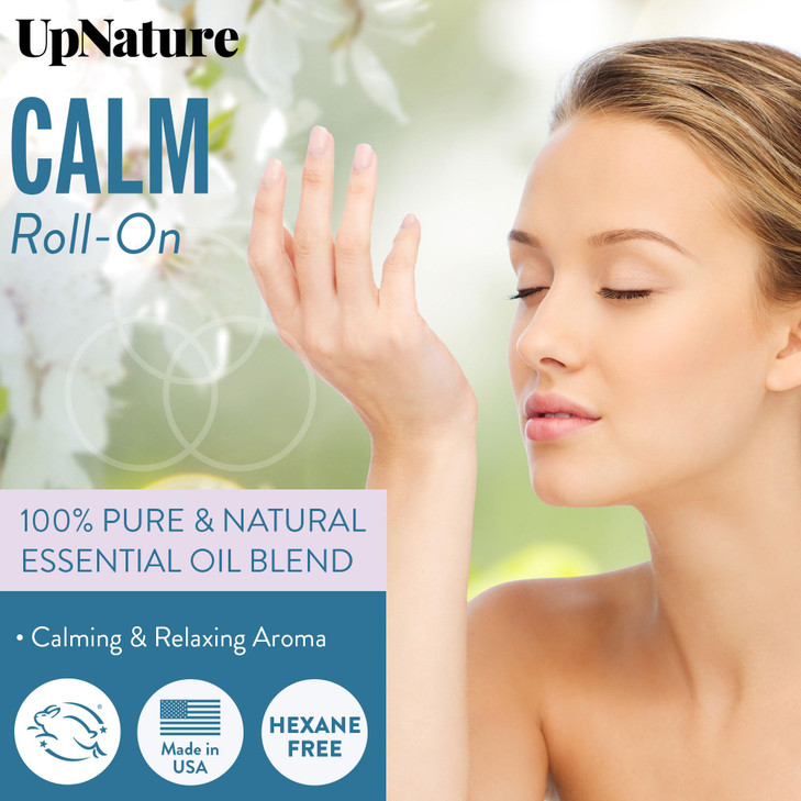 UpNature Calm Essential Oil Roll On - Self Care Relaxation