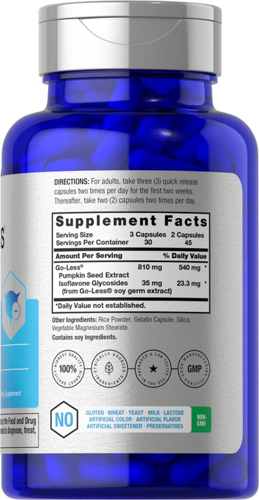 Horbäach Go Less Bladder Control Supplement - 90 Capsules