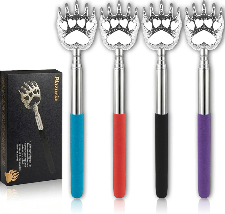 Plazuria (4-Pack) Extendable Back Scratchers