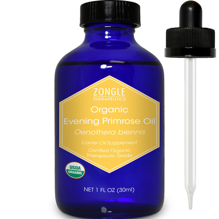 Zongle Therapeutics Organic, Evening Primrose Oil, Liquid