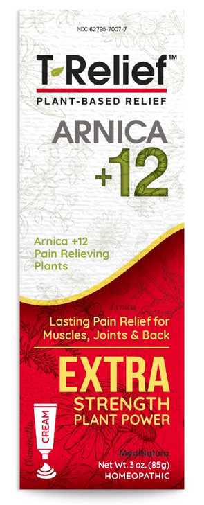 MediNatura T-Relief Extra Strength Cream Arnica +12 Natural Relieving Actives