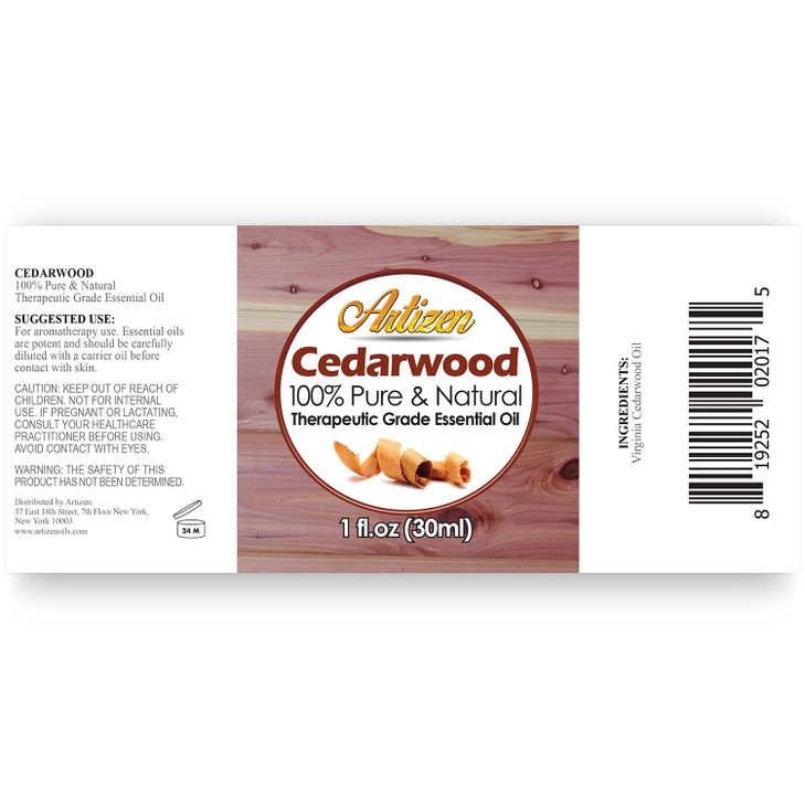 Artizen - Cedarwood Essential Oil 30ml Pure and