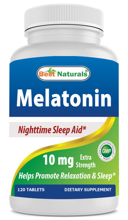 Best Naturals Melatonin 10mg (Non-GMO) Tablets