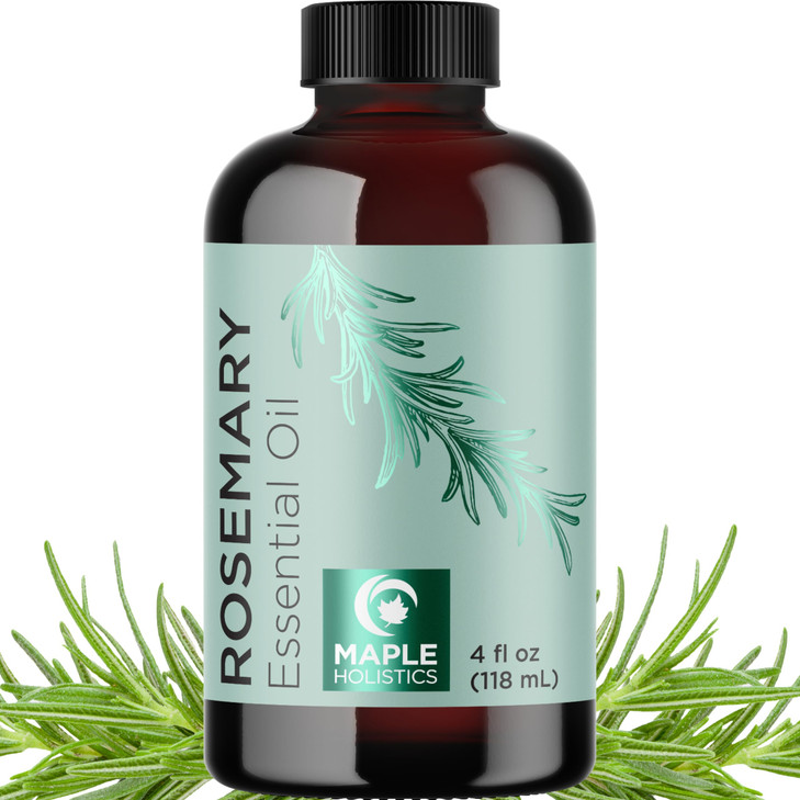 Pure Rosemary Essential Oil with Dropper