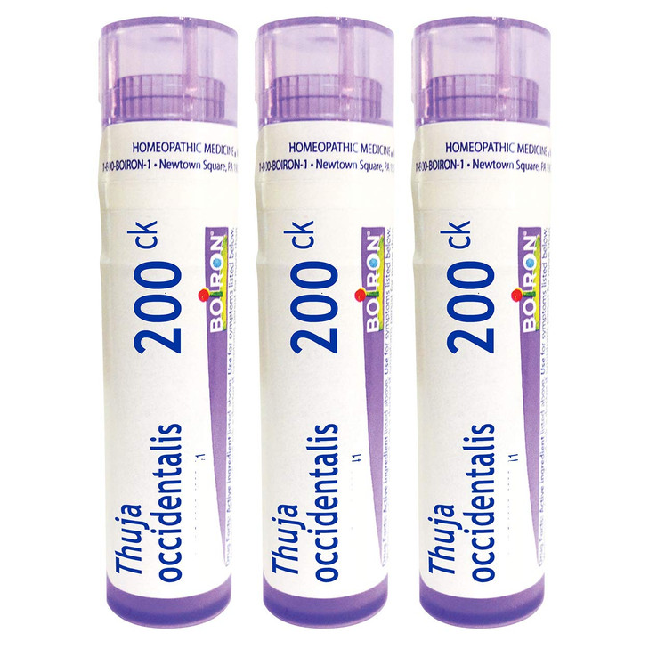 Boiron Thuja Occidentalis 200ck Homeopathic Medicine for Warts