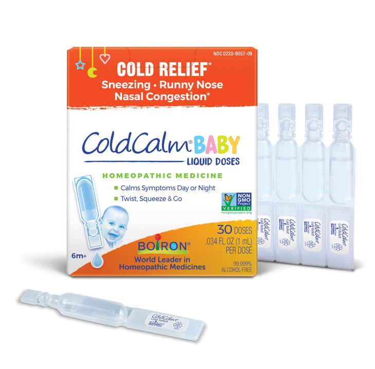 Boiron ColdCalm Baby Single-Use Drops for Relief from Cold Symptoms of Sneezing